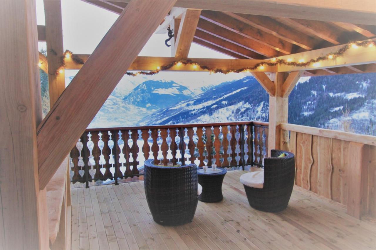 Chalet Miravidi, Montchavin-La Plagne, Jacuzzi & Sauna Eksteriør bilde