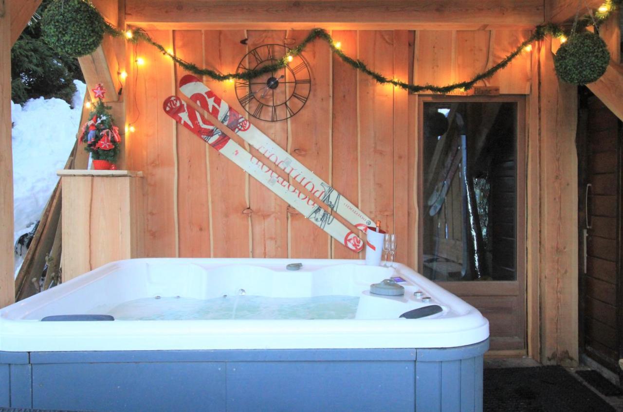 Chalet Miravidi, Montchavin-La Plagne, Jacuzzi & Sauna Eksteriør bilde