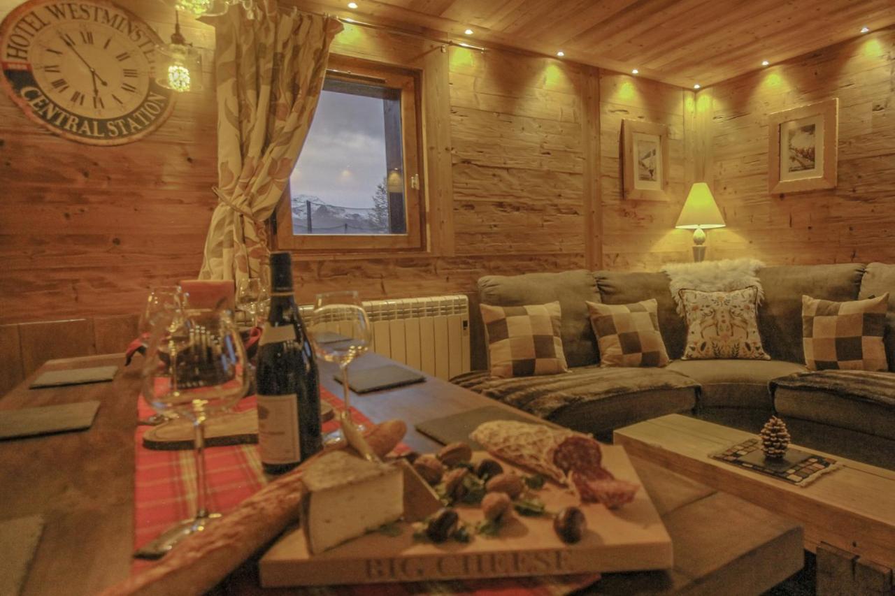 Chalet Miravidi, Montchavin-La Plagne, Jacuzzi & Sauna Eksteriør bilde