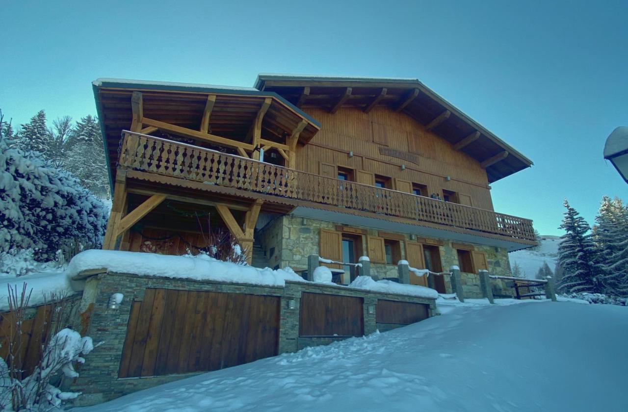 Chalet Miravidi, Montchavin-La Plagne, Jacuzzi & Sauna Eksteriør bilde