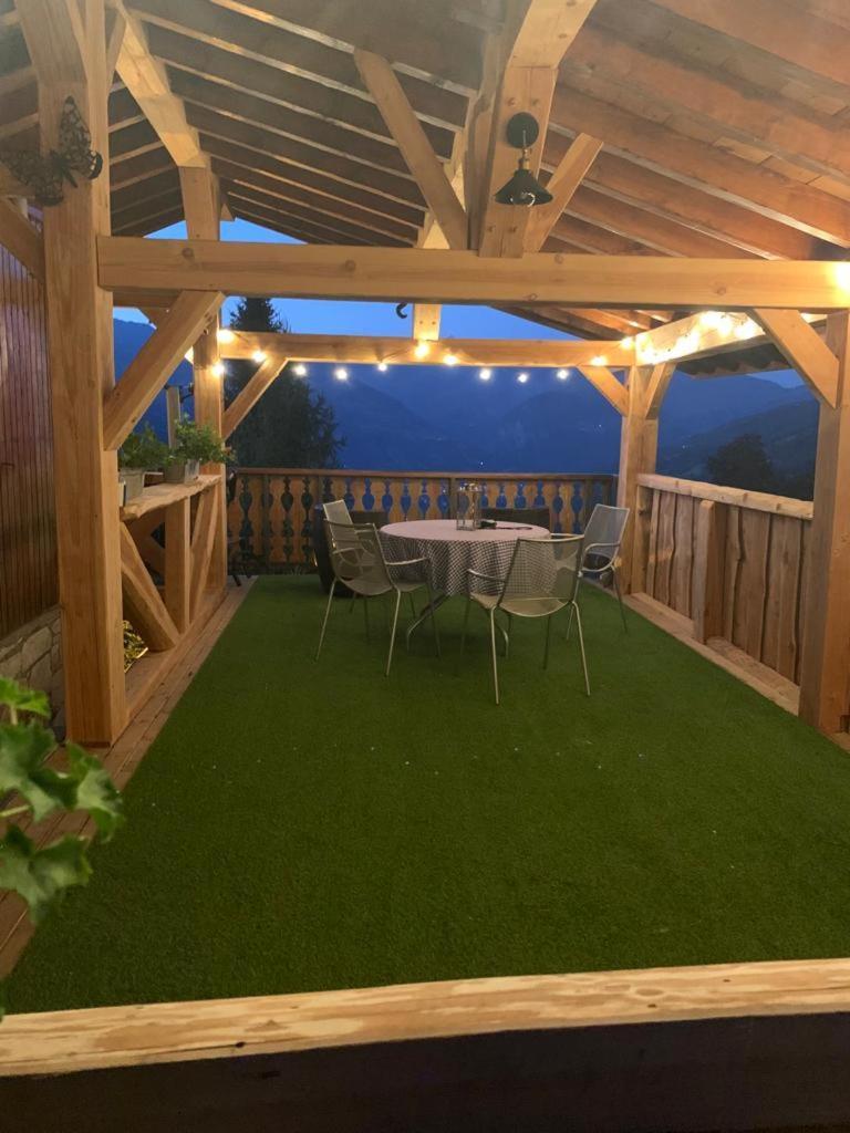 Chalet Miravidi, Montchavin-La Plagne, Jacuzzi & Sauna Eksteriør bilde