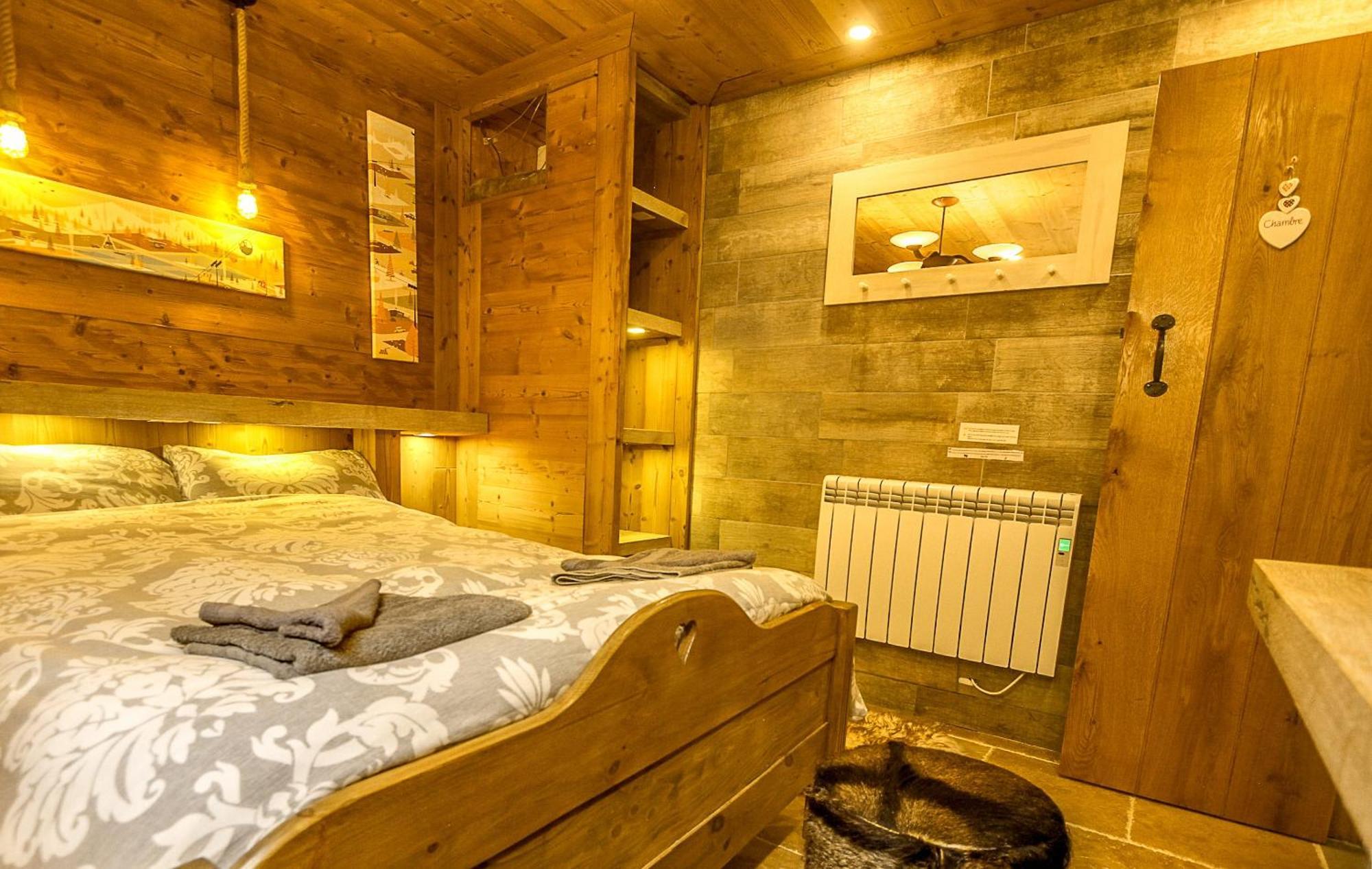 Chalet Miravidi, Montchavin-La Plagne, Jacuzzi & Sauna Rom bilde