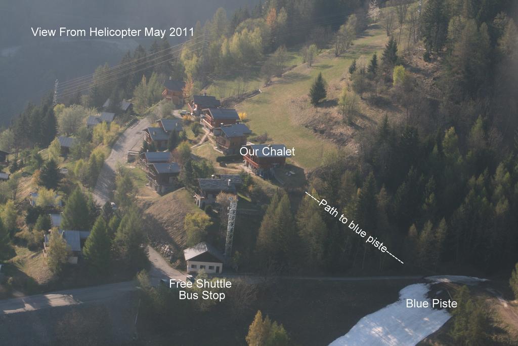 Chalet Miravidi, Montchavin-La Plagne, Jacuzzi & Sauna Eksteriør bilde