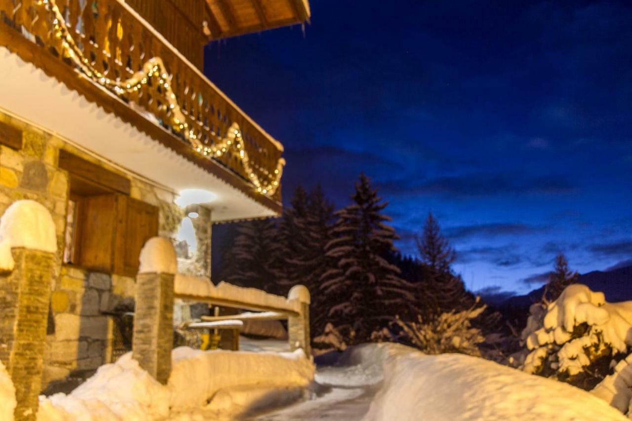 Chalet Miravidi, Montchavin-La Plagne, Jacuzzi & Sauna Eksteriør bilde